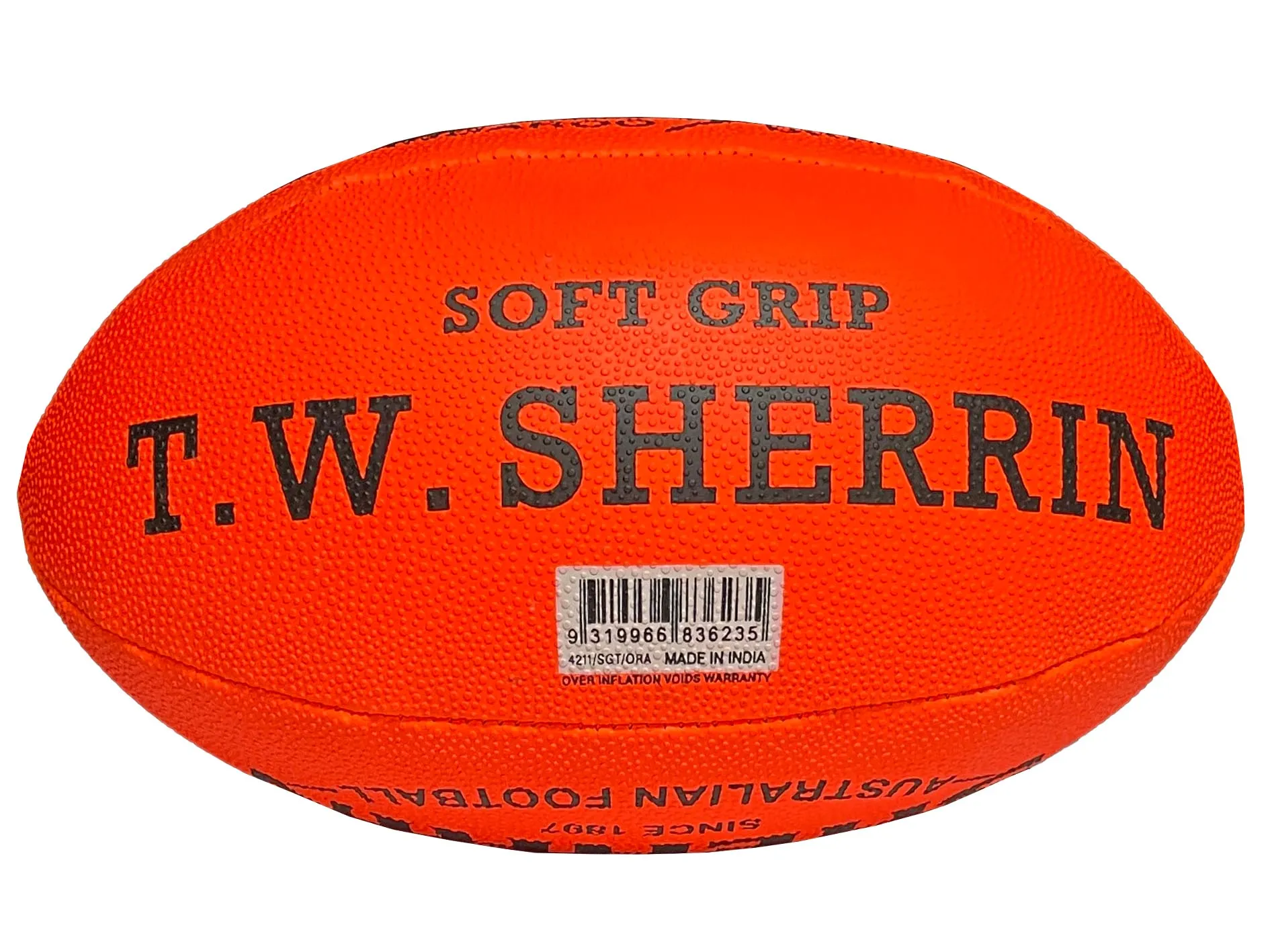 Sherrin Soft Grip Football <br> 4211/SGT/ORA