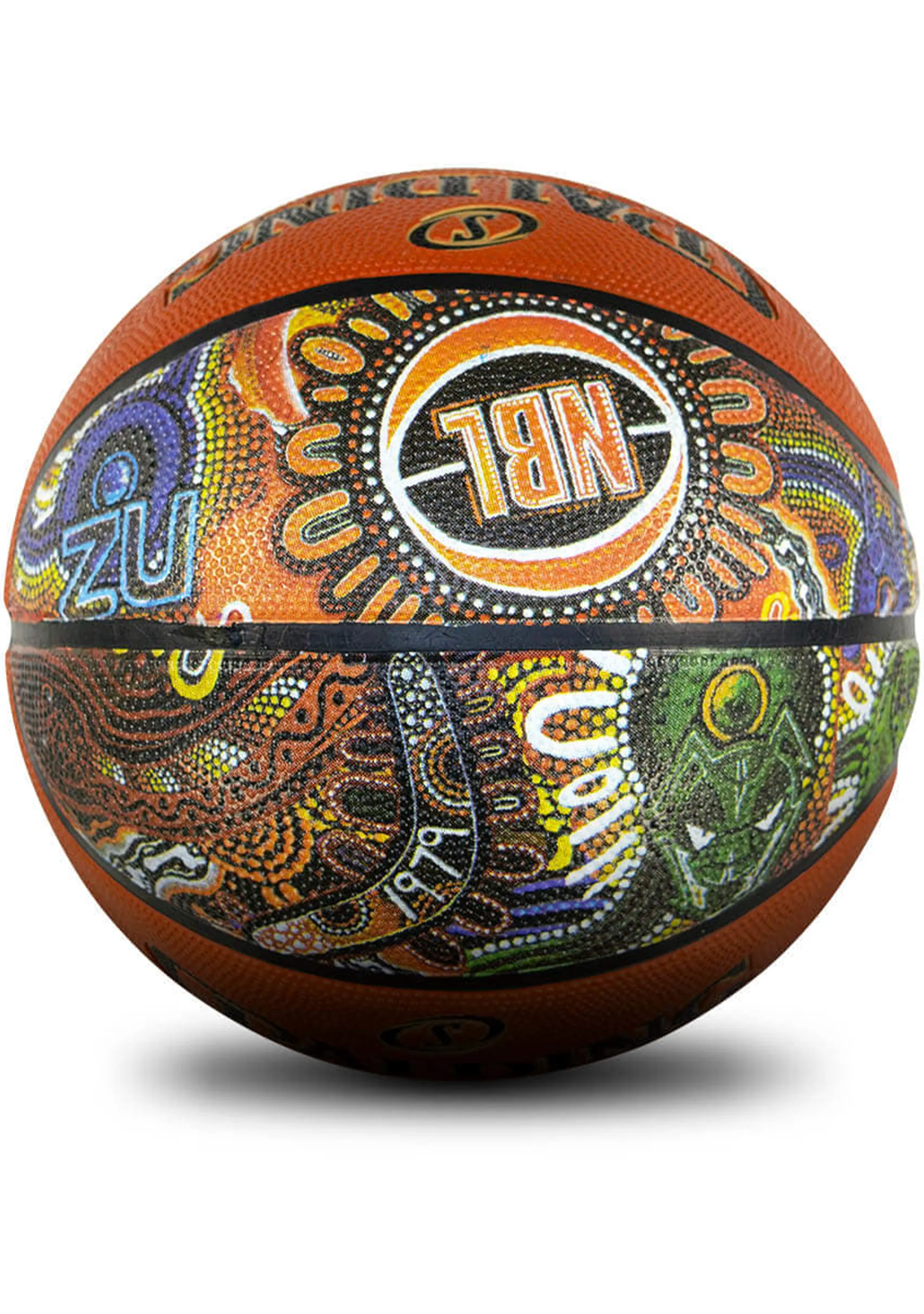 Spalding NBL Outdoor Replica Indigenous Game Ball (Brown)