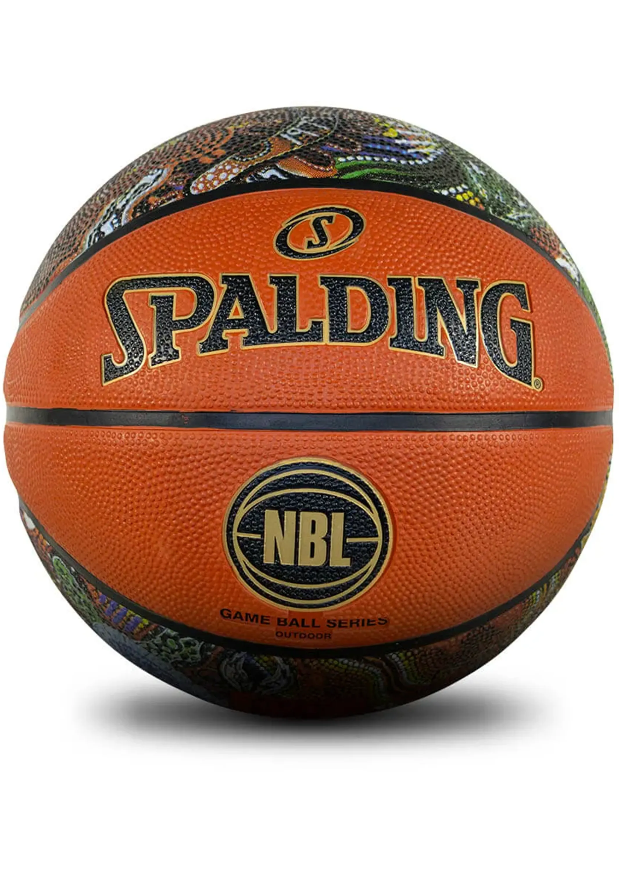 Spalding NBL Outdoor Replica Indigenous Game Ball (Brown)