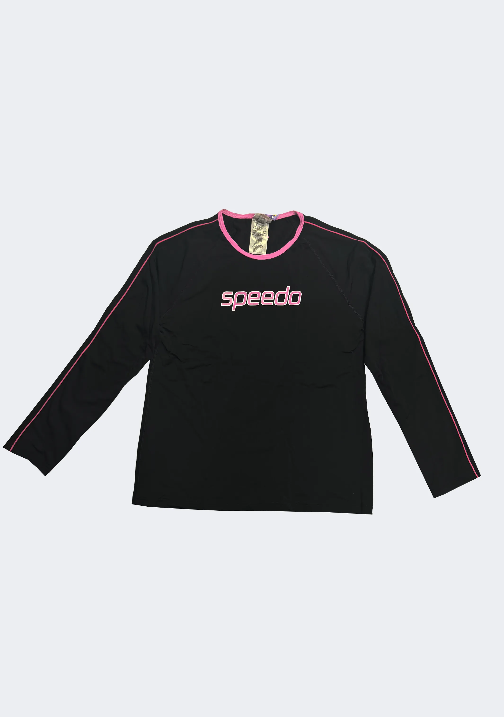 Speedo Girl's Long Sleeve Logo Suntop