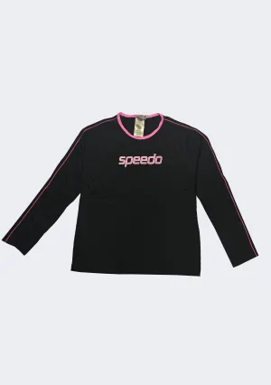 Speedo Girl's Long Sleeve Logo Suntop