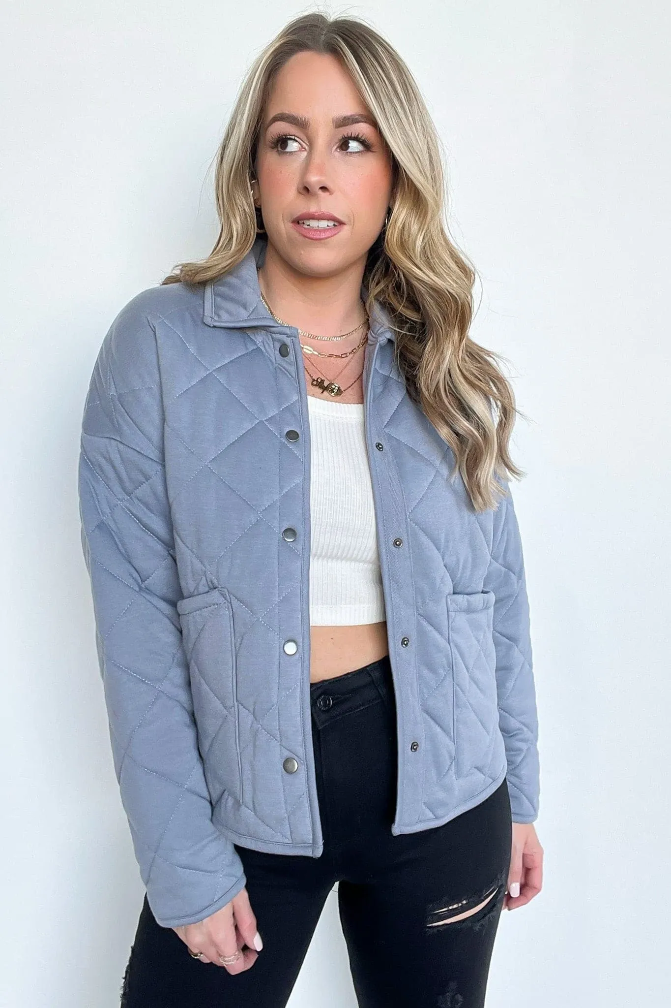 Talleigh Button Down Quilted Jacket - FINAL SALE