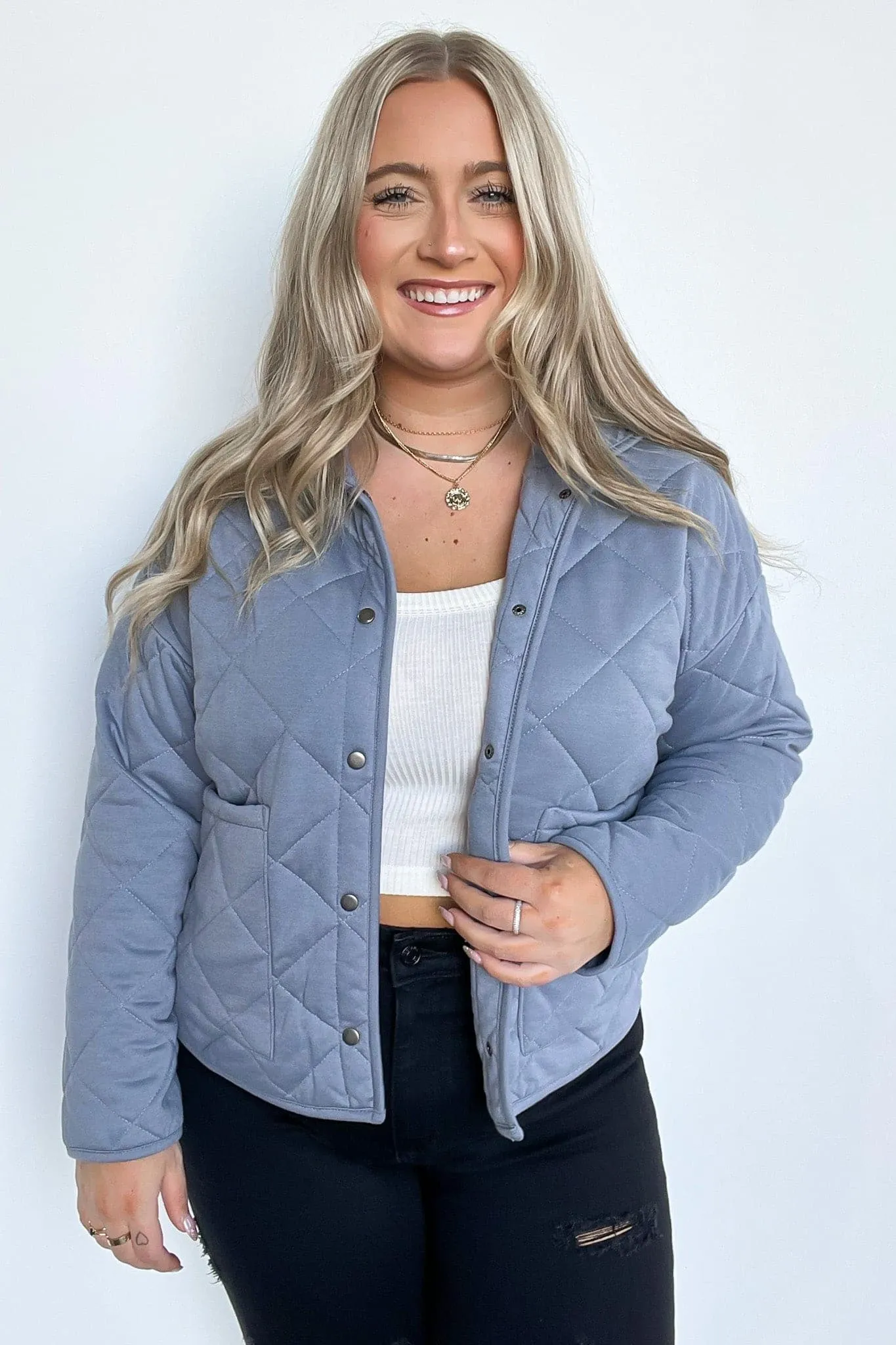 Talleigh Button Down Quilted Jacket - FINAL SALE