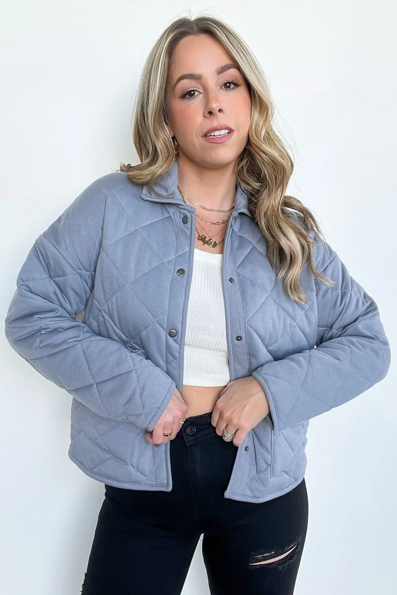 Talleigh Button Down Quilted Jacket - FINAL SALE