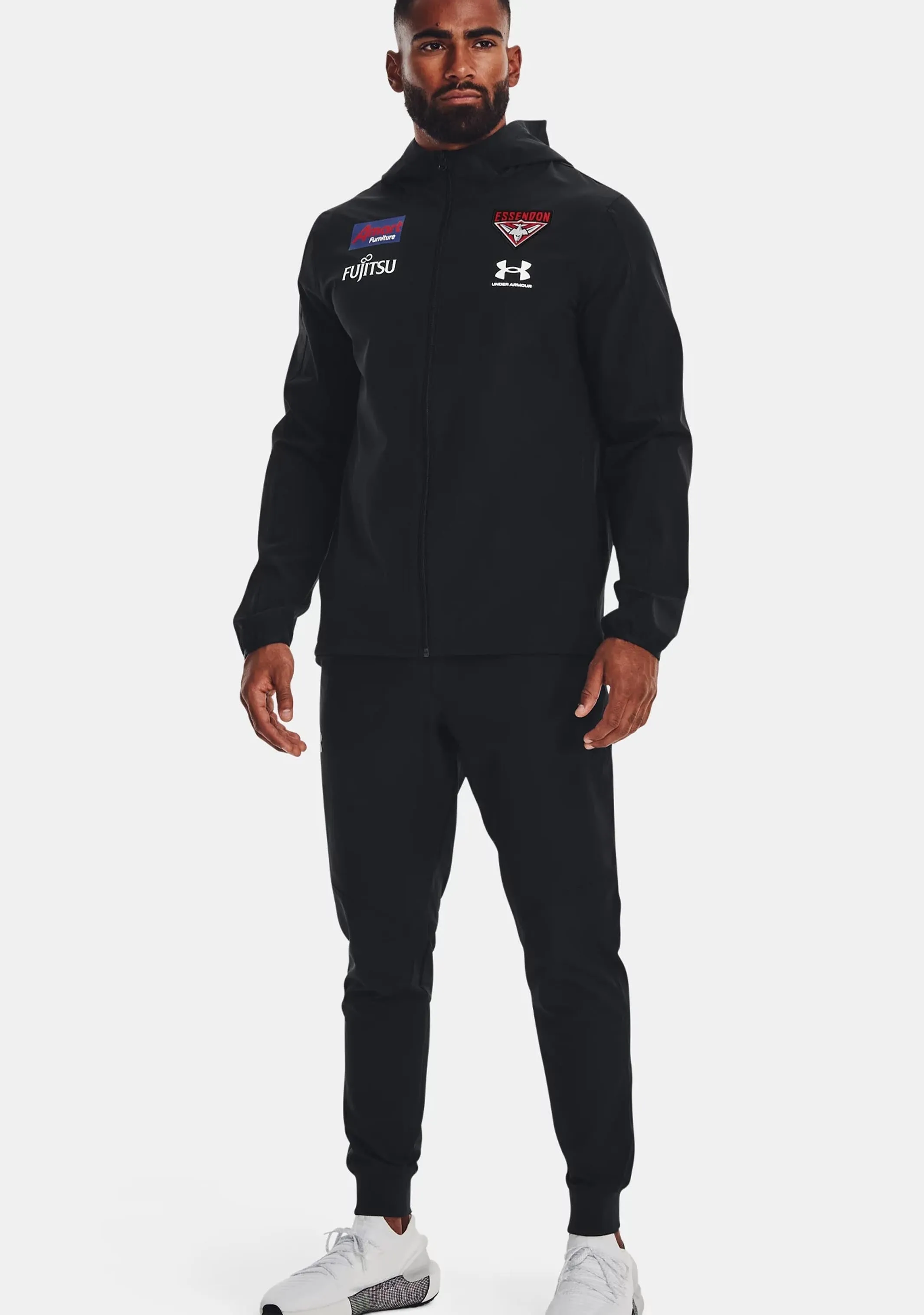 Under Armour Men's Essendon FC Challenger Storm Shell Jacket