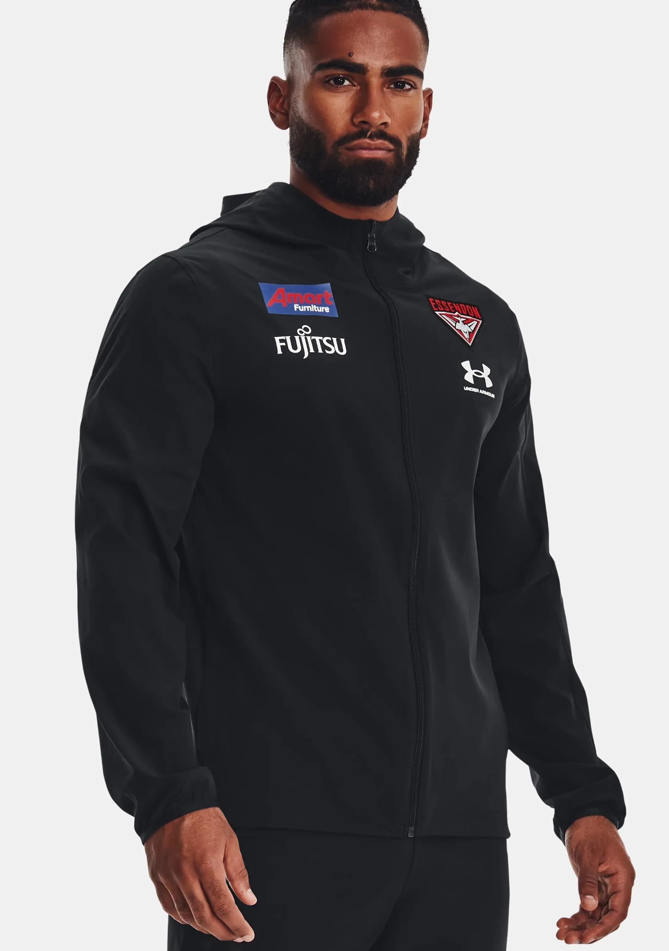 Under Armour Men's Essendon FC Challenger Storm Shell Jacket