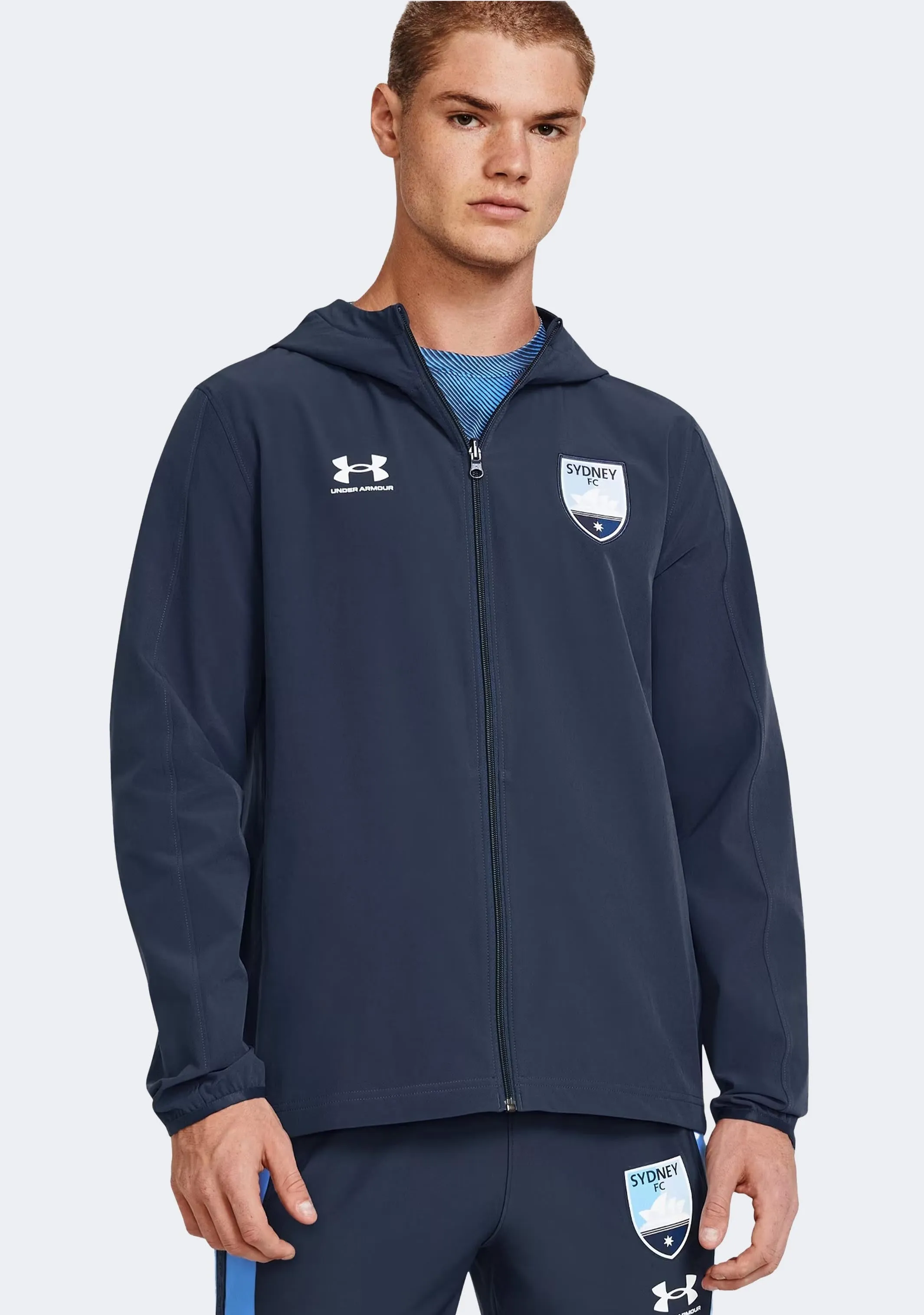 Under Armour Men's Sydney FC Challenger Storm Shell Jacket