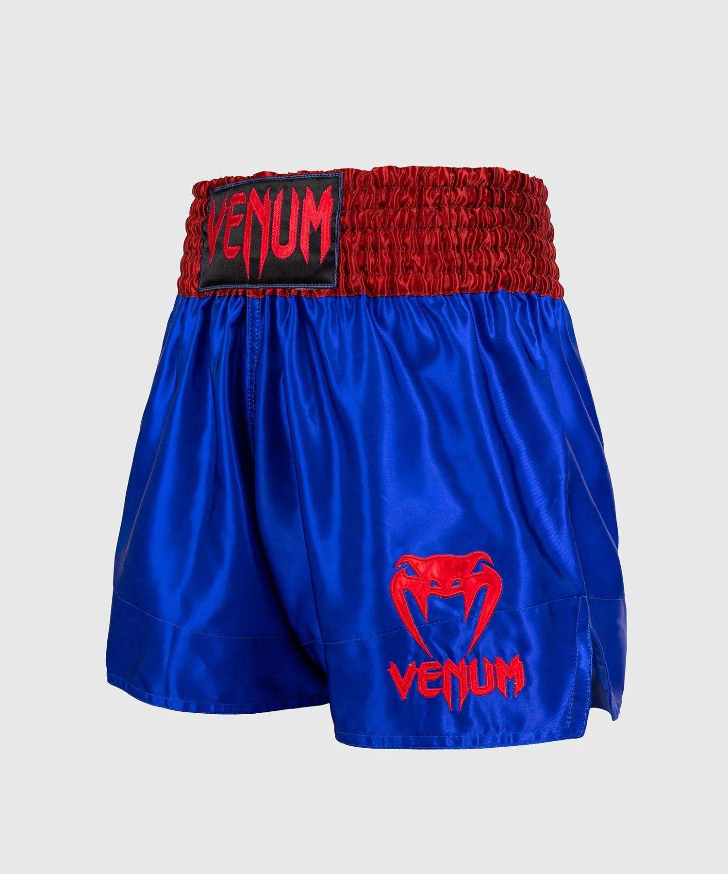 Venum Classic Muay Thai Shorts - Navy Blue/Red