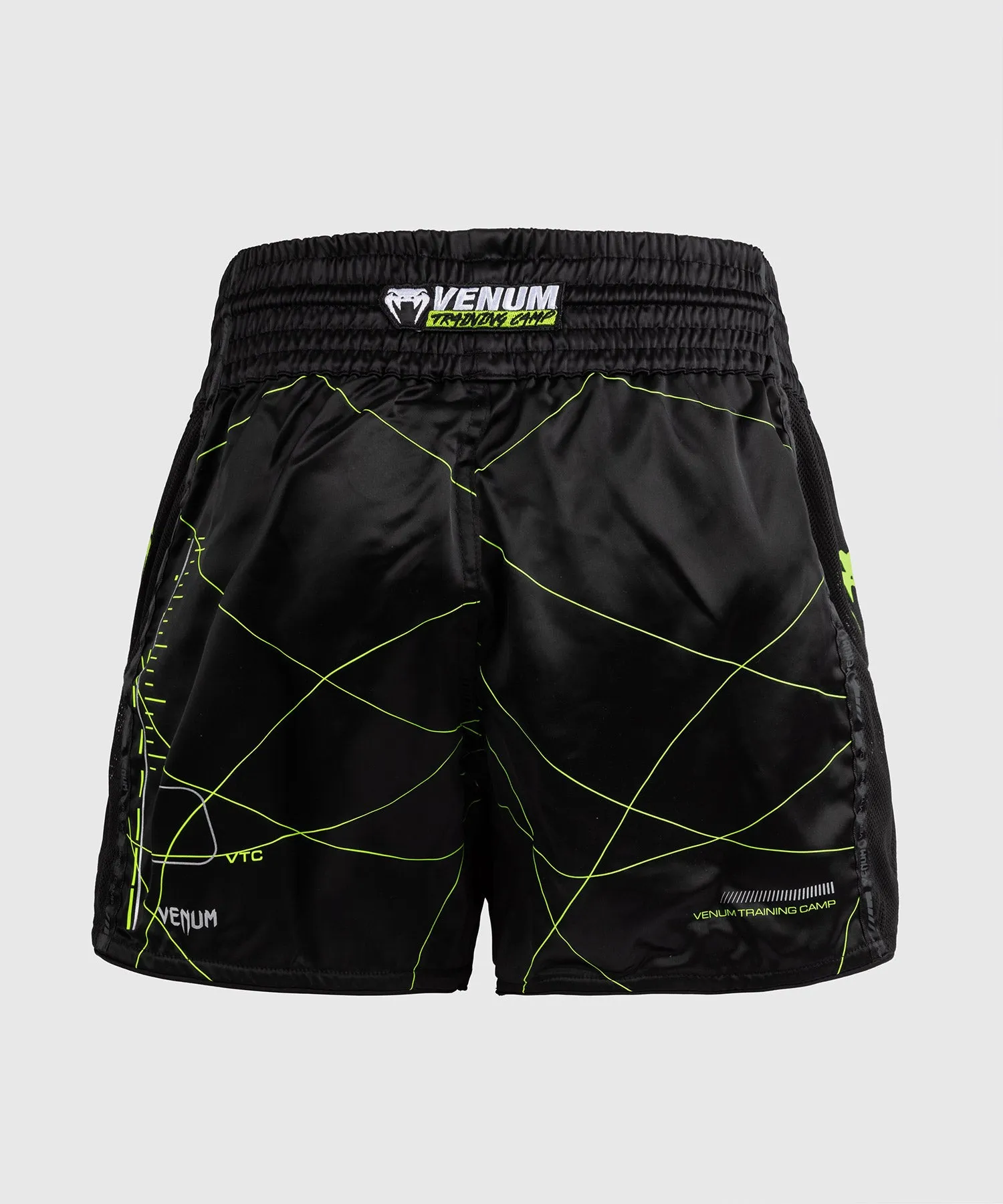 Venum Training Camp 4.0 Muay Thai Short - Black/Neon Green