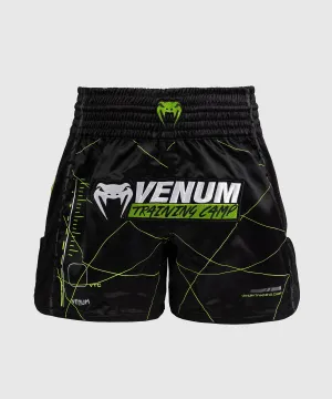 Venum Training Camp 4.0 Muay Thai Short - Black/Neon Green