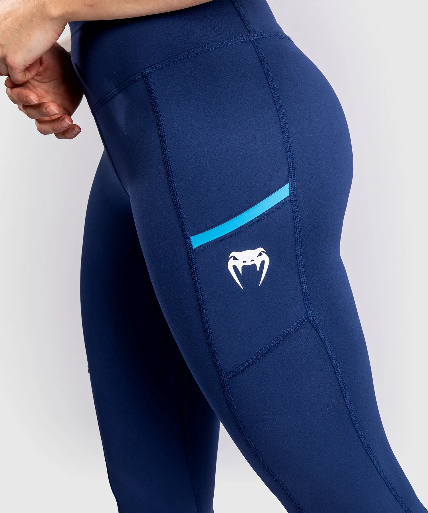 Venum x Top Rank Original Women's 7/8 Leggings - Navy Blue