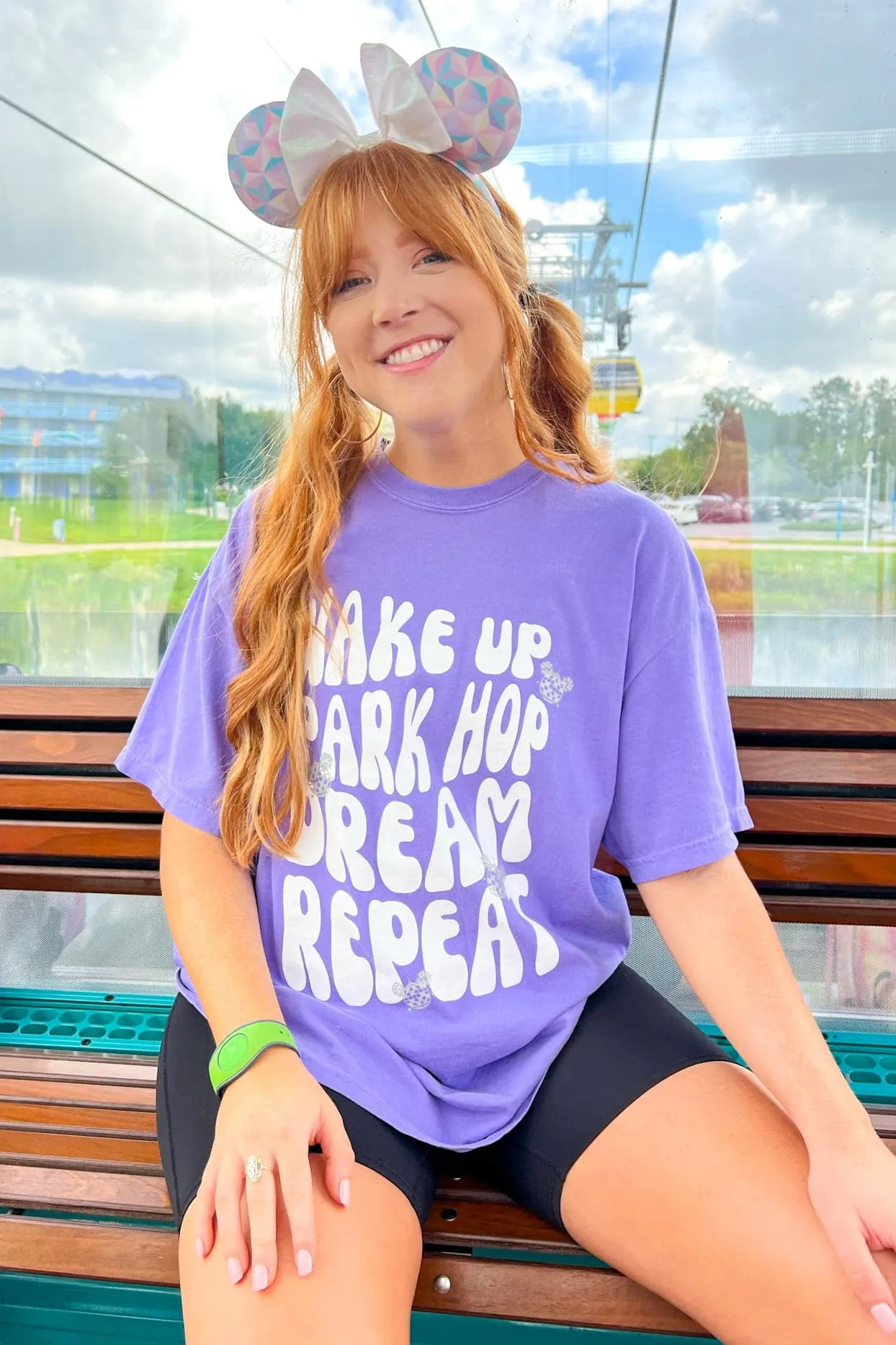 Wake Up. Park Hop. Dream. Repeat Retro Graphic Tee - BACK IN STOCK