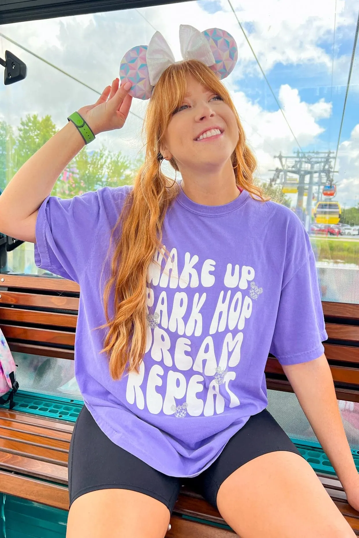Wake Up. Park Hop. Dream. Repeat Retro Graphic Tee - BACK IN STOCK