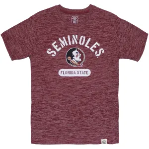 Wes & Willy Kids Seminoles/Seminole Logo Design Short Sleeve T-shirt - Garnet