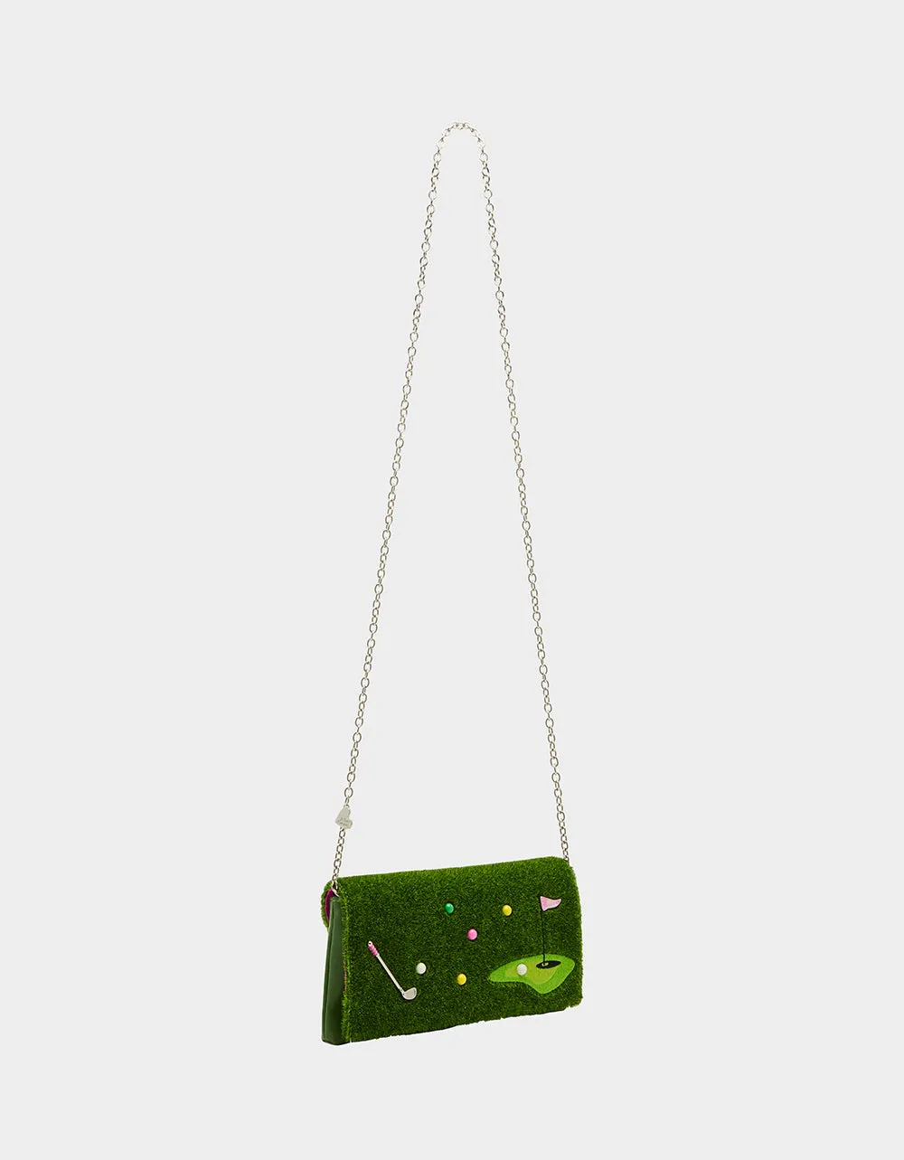 WHOS YOUR CADDY? GREEN Betsey Johnson