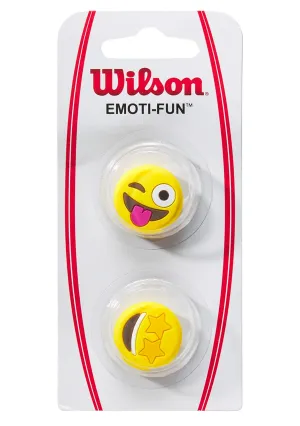 Wilson Emoji Racquet Vibration Dampeners Winking Tongue