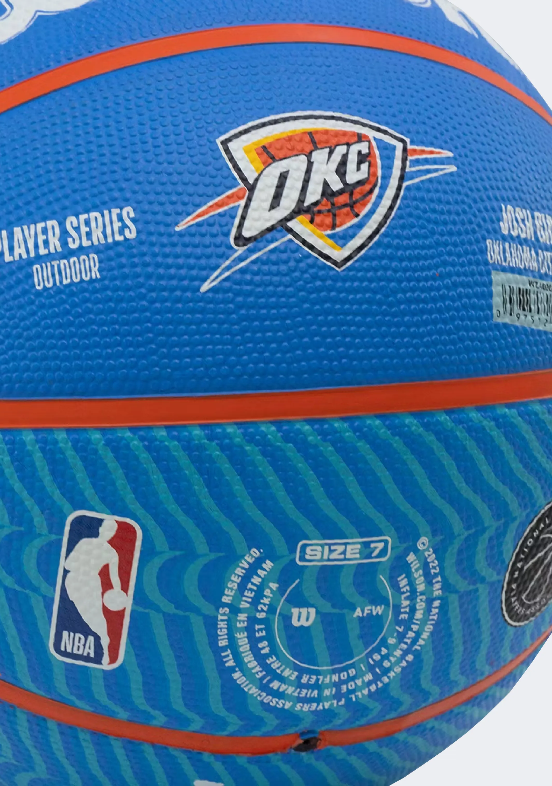 Wilson NBA Player Icon Giddey Size 7 Basketball