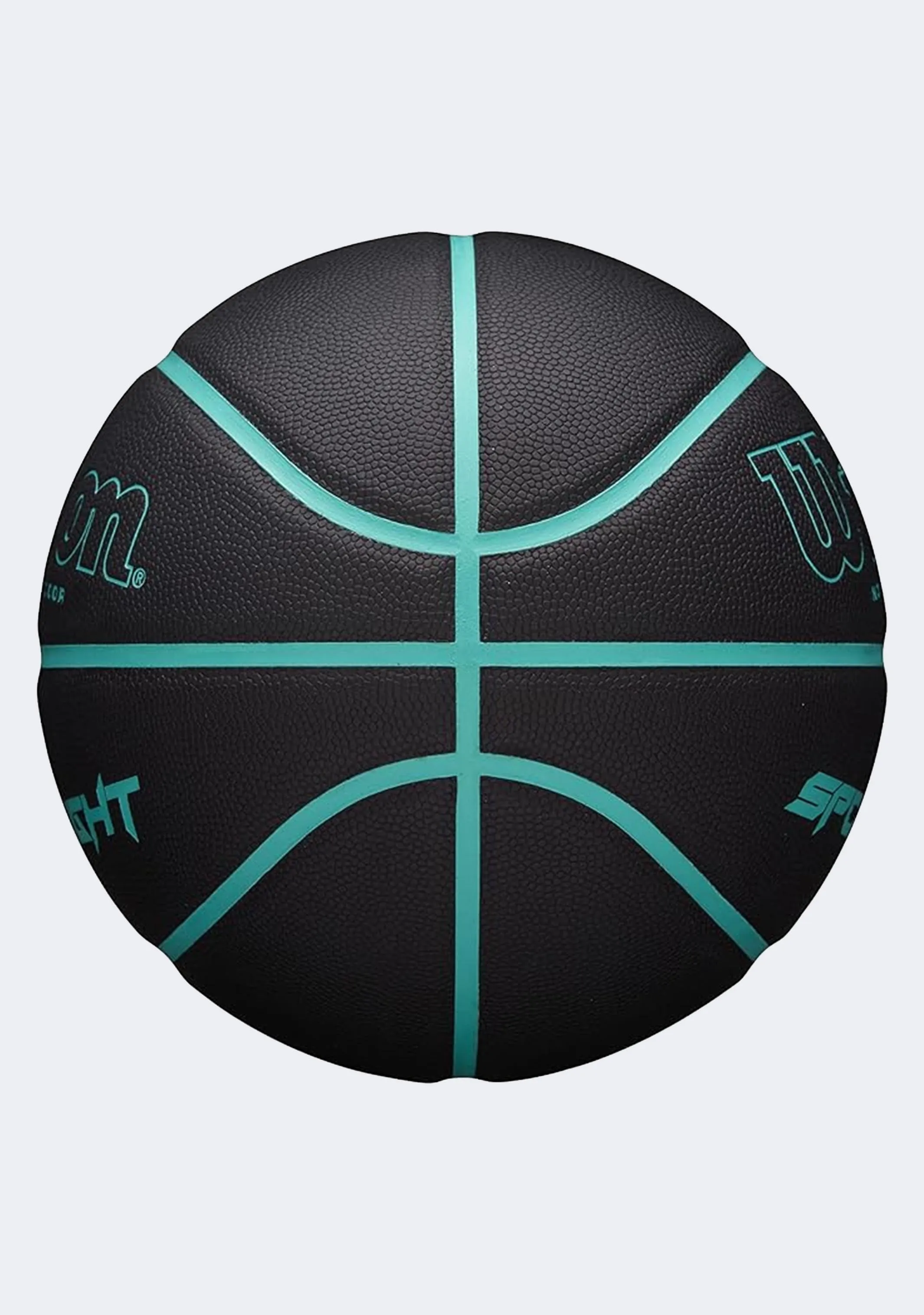 Wilson Spotlight Size 7 Basketball Black/Aqua